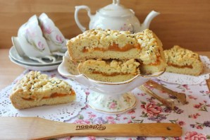 Постный абрикосовый пирог