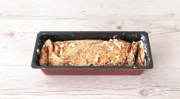 Рулет из лаваша с творожно-банановой начинкой, пошаговый рецепт с фото