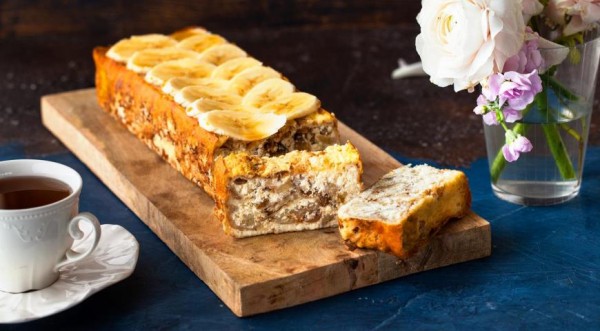 Рулет из лаваша с творожно-банановой начинкой, пошаговый рецепт с фото