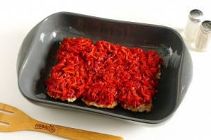 Рыба запеченная со свеклой