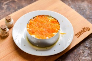 Салат "Царская шуба" с икрой