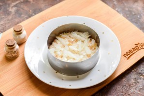 Салат "Царская шуба" с икрой