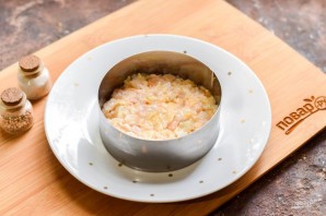 Салат "Царская шуба" с икрой