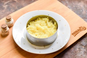 Салат "Царская шуба" с икрой