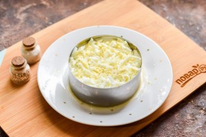 Салат "Царская шуба" с икрой