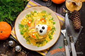 Салат "Мимоза" на Новый год Быка 2021 Салат "Мимоза" на Новый год Быка 2021