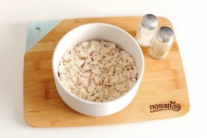 Салат с курицей и морковью