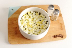 Салат с курицей и морковью