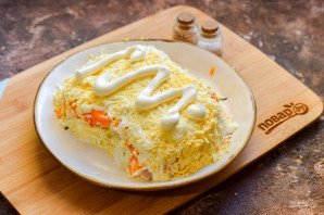 Салат "Селедка под шубой" на год Быка Салат "Селедка под шубой" на год Быка