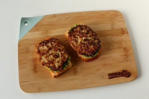 Сэндвич с котлетой