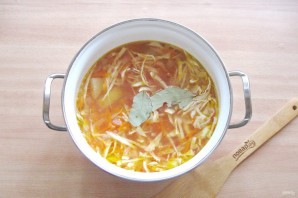 Щи из свежей капусты без зажарки