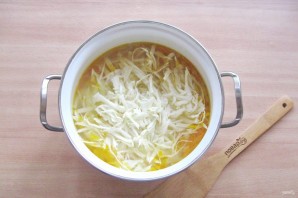 Щи из свежей капусты без зажарки