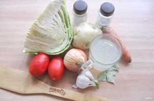 Щи из свежей капусты без зажарки