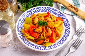 Соте из мидий