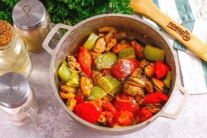 Соте из мидий