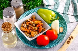 Соте из мидий