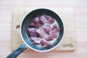 Суп из куриной печени с вермишелью