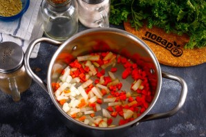 Суп с сыром косичка