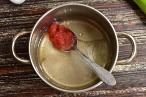 "Тещин язык" с томатной пастой