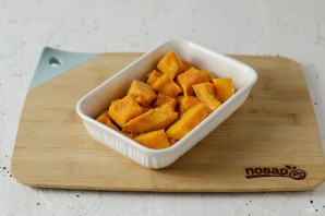 Тыква с рикоттой в духовке