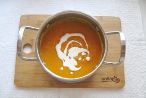 Тыквенный суп-пюре с мясом