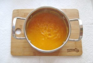 Тыквенный суп-пюре с мясом