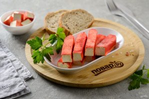 Вегетарианские крабовые палочки Вегетарианские крабовые палочки