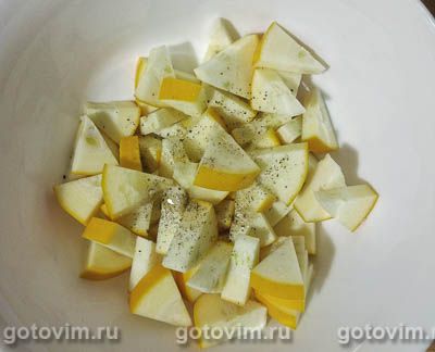 Запеченные фарфалле с мятой и базиликом