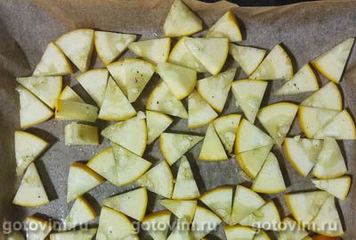 Запеченные фарфалле с мятой и базиликом