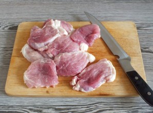 Жареная свинина с грейпфрутом