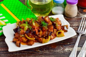 Баклажаны с томатной пастой Баклажаны с томатной пастой