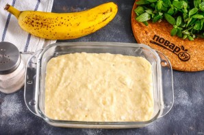 Бананово-творожный пудинг