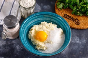 Бананово-творожный пудинг