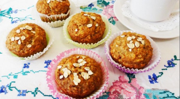 Банановые кексы с овсяными хлопьями, пошаговый рецепт с фото Банановые кексы с овсяными хлопьями, пошаговый рецепт с фото