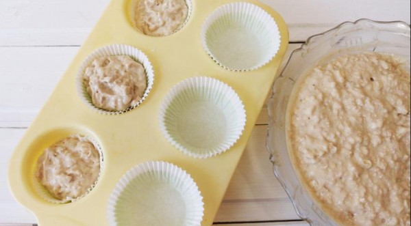 Банановые кексы с овсяными хлопьями, пошаговый рецепт с фото Банановые кексы с овсяными хлопьями, пошаговый рецепт с фото