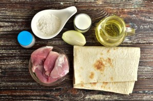 Беляши из лаваша с фаршем Беляши из лаваша с фаршем