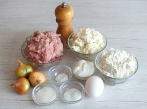 Беляши из творожного теста