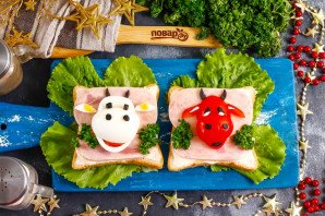 Бутерброды "Озорные Бычки"