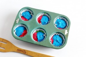 Цветные кексы