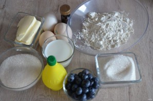 Капкейки с голубикой Капкейки с голубикой