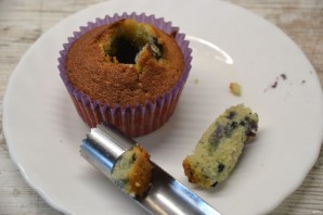 Капкейки с голубикой Капкейки с голубикой