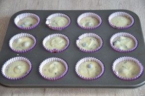 Капкейки с голубикой Капкейки с голубикой