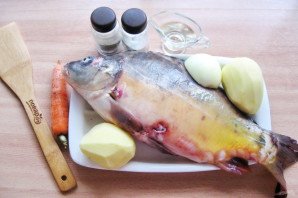 Карп на картофельной подушке