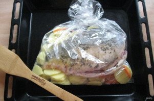 Карп на картофельной подушке