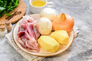 Картофель с мясом в духовке