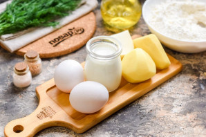 Картофельные рулетики с сыром