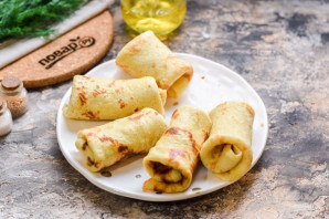 Картофельные рулетики с сыром