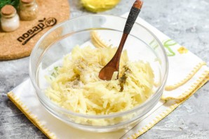 Картофельный рулет с курицей