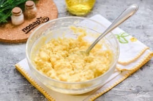 Картофельный рулет с курицей