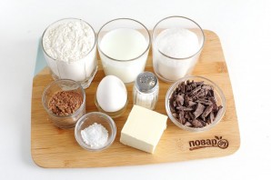 Кексы с кусочками шоколада